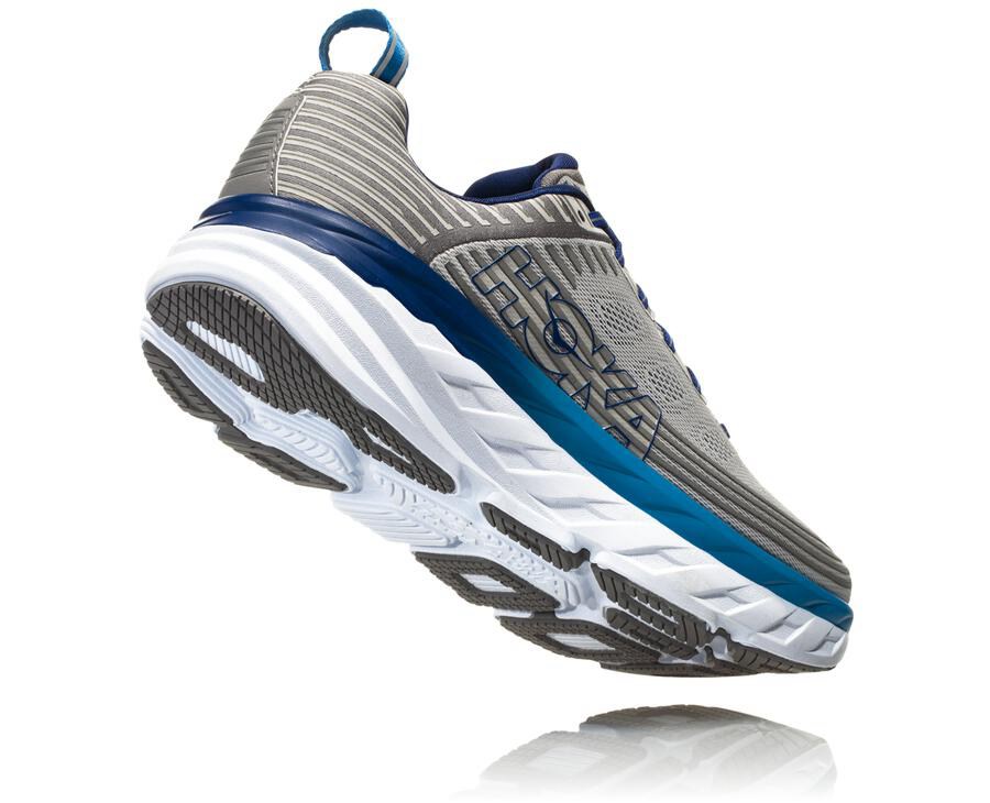 Tenis Hoka One One Masculino Cinzentas - Bondi 6 - 708-CQMAIL